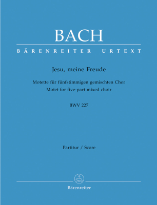 Baerenreiter Verlag - Jesu, meine Freude BWV 227 - Bach/Ameln - Choral Score - Book
