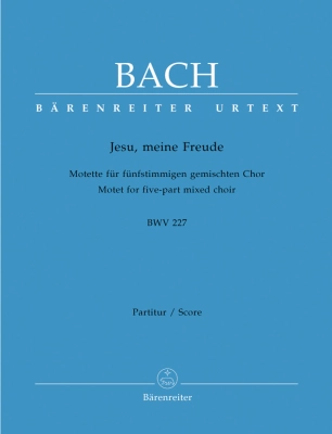 Baerenreiter Verlag - Jesu, meine Freude BWV 227 - Bach/Ameln - Choral Score - Book