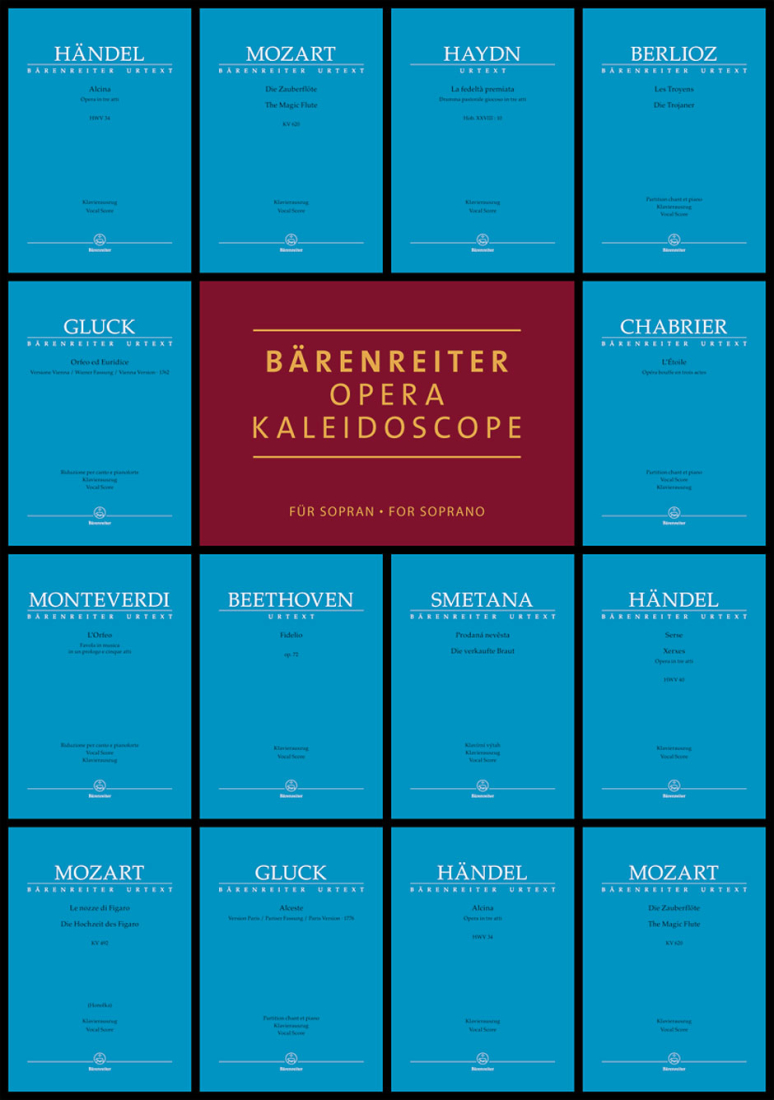 Baerenreiter Opera Kaleidoscope for Soprano - Vocal Score - Book