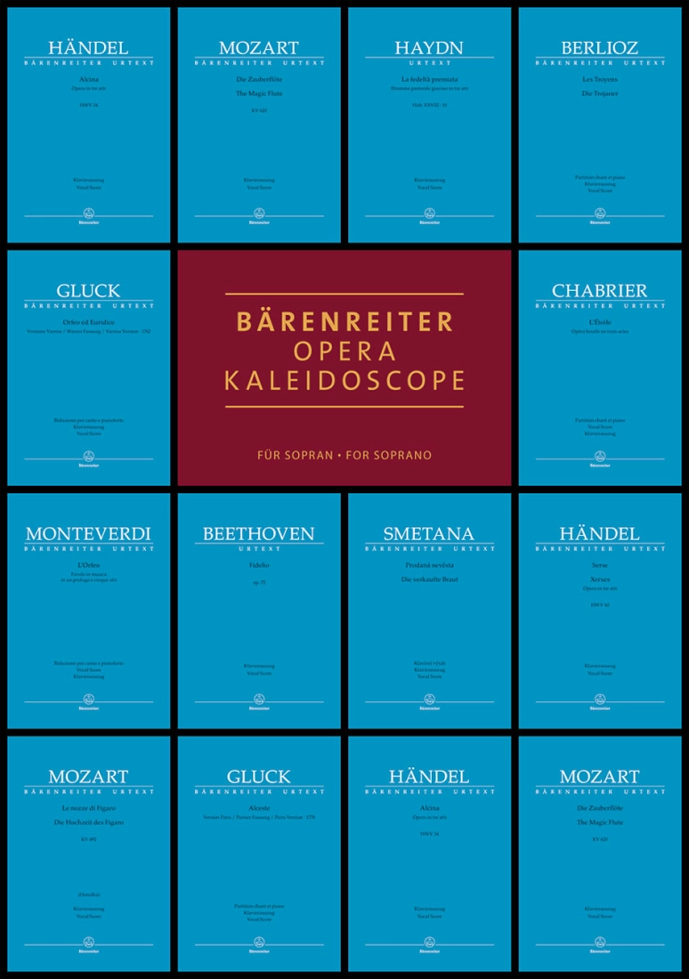 Baerenreiter Opera Kaleidoscope for Soprano - Vocal Score - Book