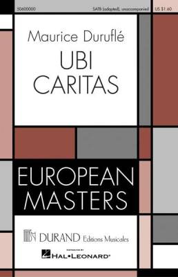 Editions Durand - Ubi Caritas