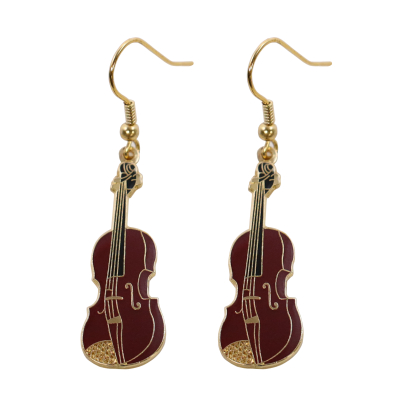 AIM Gifts - Boucles doreilles en forme de violon