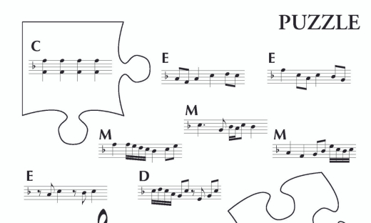 Puzzle Pieces - Gottry - Percussion Ensemble - Gr. Easy