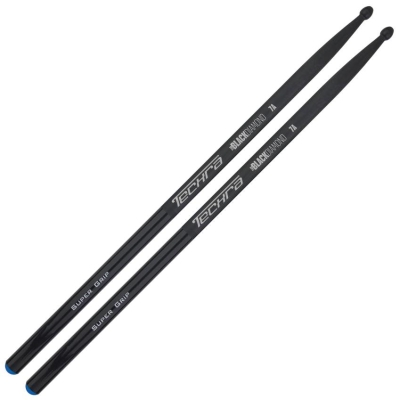 The Black Diamond Supergrip Drumsticks - 7A