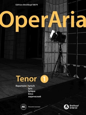 Breitkopf & Hartel - OperAria Tenor Volume  1: lyric - Ling - Tenor/Piano - Book