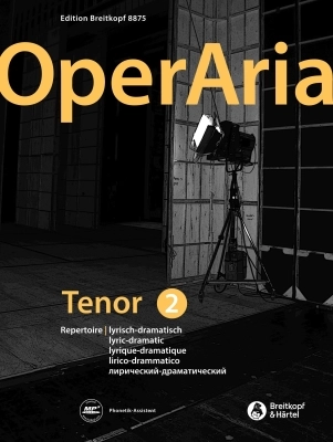 Breitkopf & Hartel - OperAria Tenor Volume2: lyric-dramatic Ling Tnor et piano Livre
