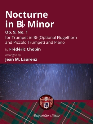Balquhidder Music - Nocturne numro1 en si bmol mineur Chopin, Laurenz Trompette et piano Livre