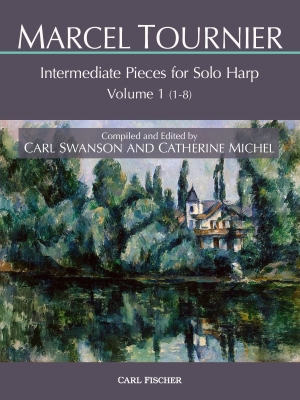 Marcel Tournier: Intermediate Pieces for Solo Harp, Volume I (1-8) - Tournier /Swanson /Michel - Harp - Book