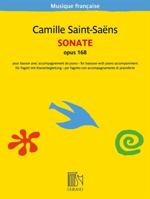 Sonate, Op. 168 - Saint-Saens - Bassoon/Piano - Book
