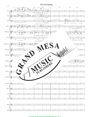 The Last Spring - Grieg/Borlawksy - Concert Band - Gr. 4