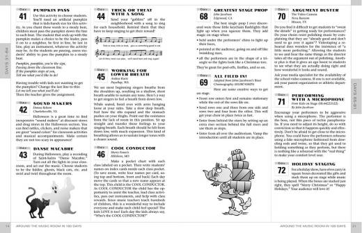 Around the Music Room in 180 Days - Day - Activity Book
