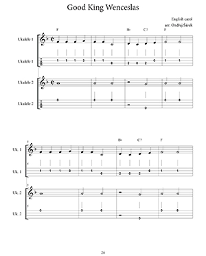 Easy Duets for Ukulele - Sarek - Ukulele Duets, TAB - Book