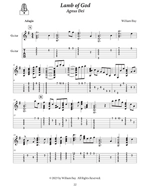 Solo Guitar in Worship - Bay - Classical Guitar TAB - Book/Audio Online