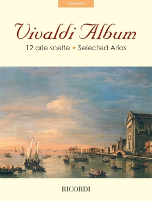 Ricordi - Vivaldi Album: 12 Selected Arias - Vivaldi/Borin - Contralto Voice/Piano - Book