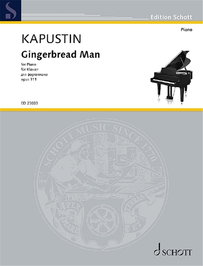 Gingerbread Man Op. 111 - Kapustin - Piano - Book
