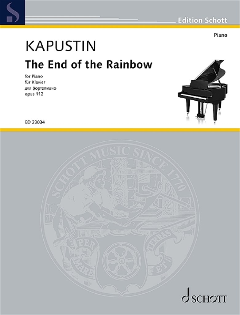 The End of the Rainbow Op. 112 - Kapustin - Piano - Book