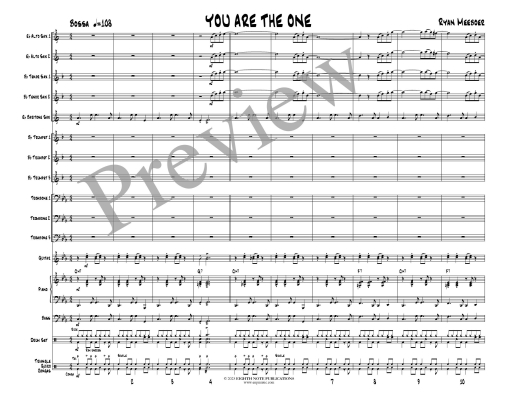 You are the One - Meeboer - Jazz Ensemble - Gr. Easy