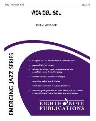 Eighth Note Publications - Vida del Sol - Meeboer - Jazz Ensemble - Gr. Easy