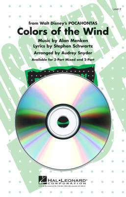 Hal Leonard - Colors of the Wind (from Pocahontas) - Schwartz/Menken/Snyder - VoiceTrax CD