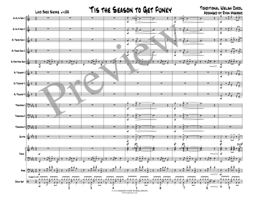 \'Tis the Season to Get Funky - Traditional/Meeboer - Jazz Ensemble - Gr. Easy