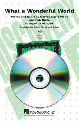 Hal Leonard - What a Wonderful World - Weiss/Thiele/Lojeski - VoiceTrax CD