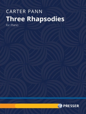 Three Rhapsodies - Pann - Piano - Book