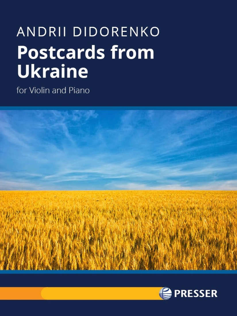 Postcards from Ukraine - Didorenko - Violin/Piano - Book