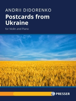 Theodore Presser - Postcards from Ukraine - Didorenko - Violin/Piano - Book
