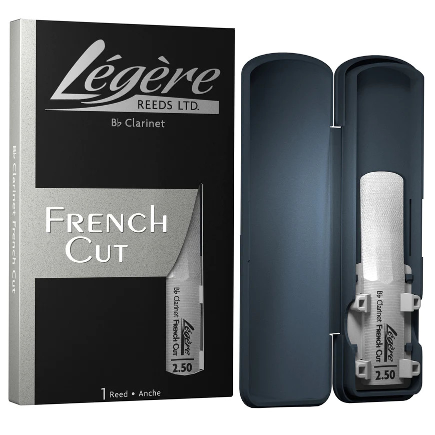 French Cut Bb Clarinet Reed - Strength 4