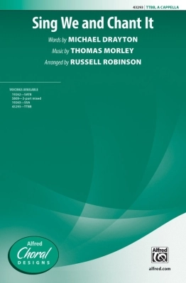 Alfred Publishing - Sing We and Chant It - Morley/Robinson - TTBB