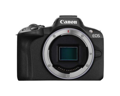 Canon - EOS R50 Mirrorless Camera with 18-45mm Lens - Black