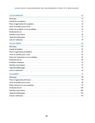 Guide Pour L\'Enseignement Des Instruments A Vent Et De Percussions - Peters - Text - Book