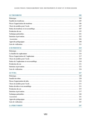 Guide Pour L\'Enseignement Des Instruments A Vent Et De Percussions - Peters - Text - Book