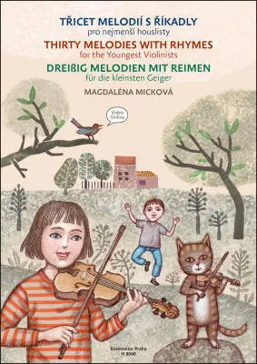 Baerenreiter Verlag - Thirty Melodies with Rhymes for the Youngest Violinists - Mickova - Performance Score - Violin