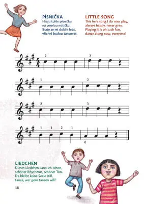 Thirty Melodies with Rhymes for the Youngest Violinists - Mickova - Performance Score - Violin