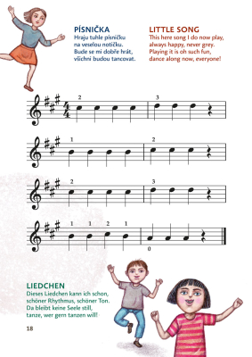 Thirty Melodies with Rhymes for the Youngest Violinist - Mickova - Violin - Book/Video Online