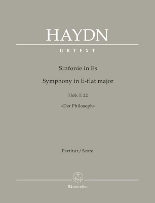 Baerenreiter Verlag - Symphony in E-flat major Hob. I:22 Der Philosoph - Haydn/Walter - Full Score - Book