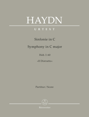 Baerenreiter Verlag - Symphony in C major Hob. I:60 Il Distratto - Haydn /Friesenhagen /Wilker - Full Score - Book
