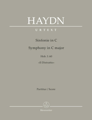 Baerenreiter Verlag - Symphony in C major Hob. I:60 Il Distratto - Haydn /Friesenhagen /Wilker - Full Score - Book