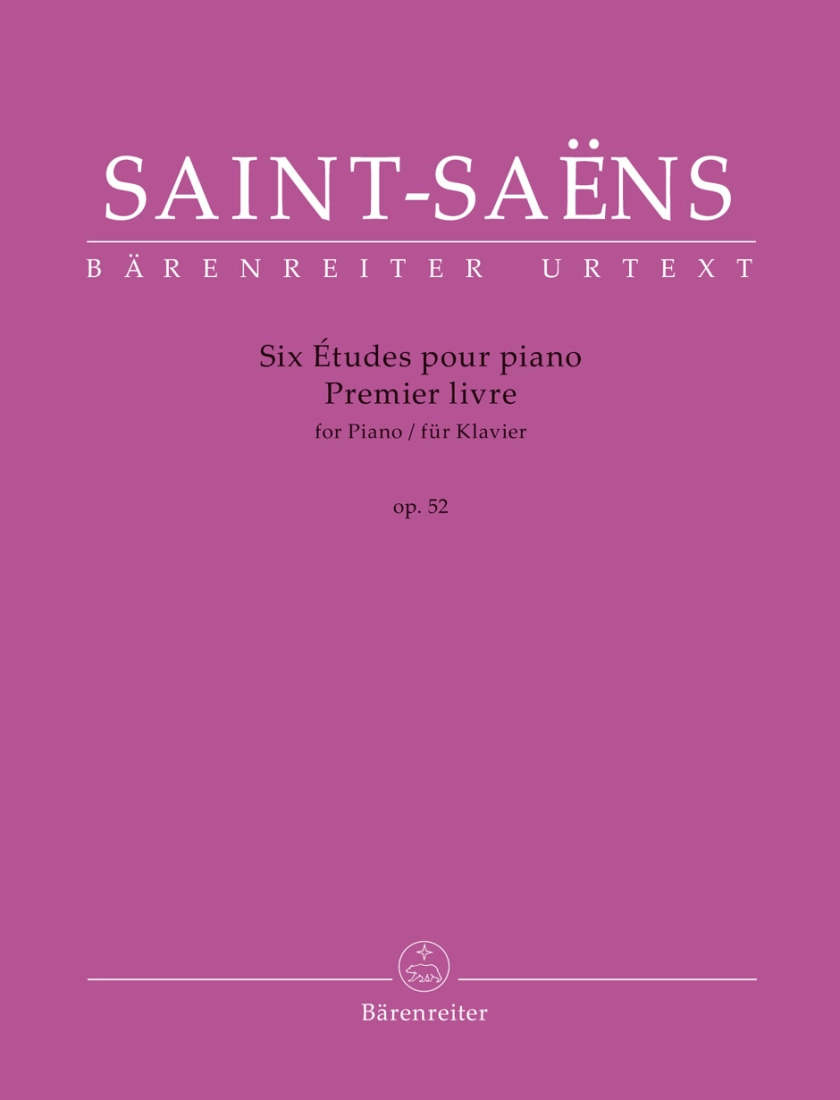 Six Etudes for Piano op. 52 - Saint-Saens/Massip - Piano - Book