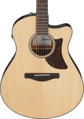 Advanced Auditorium Spruce/Mahogany Cutaway Acoustic/Electric Guitar - Natural High Gloss