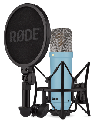 RODE - Microphone  condensateurNT1 srieSignature (bleu)