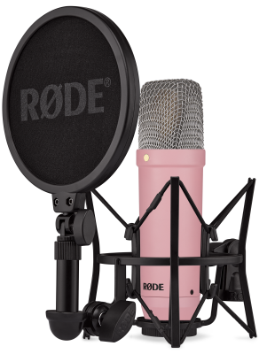 RODE - Microphone  condensateurNT1 srieSignature (rose)