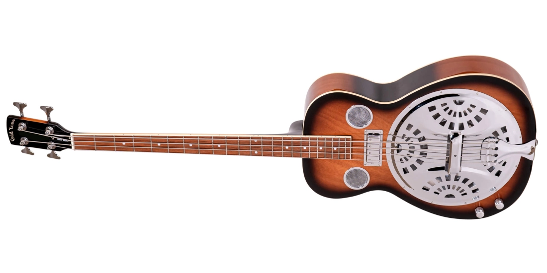 Paul Beard Resonator Bass Guitar with Case - Left-Handed