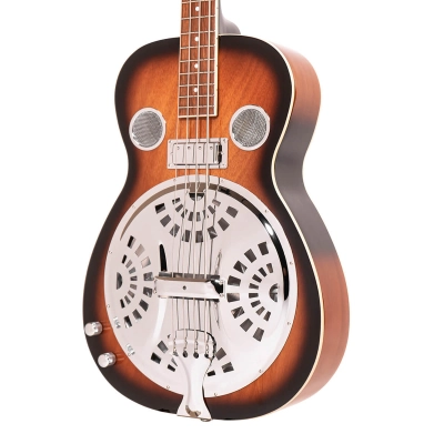 Paul Beard Resonator Bass Guitar with Case - Left-Handed