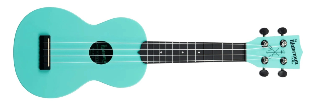 Waterman Soprano Ukulele, Glow-in-the-Dark - Aqua Mist