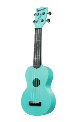 Waterman Soprano Ukulele, Glow-in-the-Dark - Aqua Mist