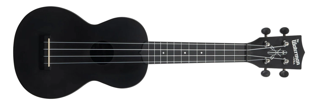 Waterman Soprano Ukulele - Black Sand