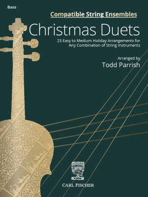 Carl Fischer - Compatible String Ensembles: Christmas Duets - Parrish - Bass  - Book