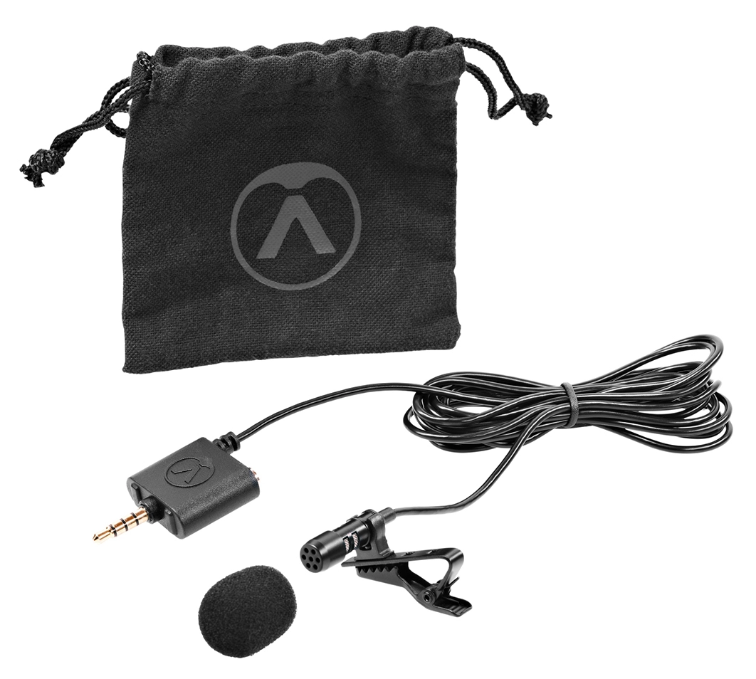 MiCreator Y-Lav Lavalier Microphone with Headphone Input